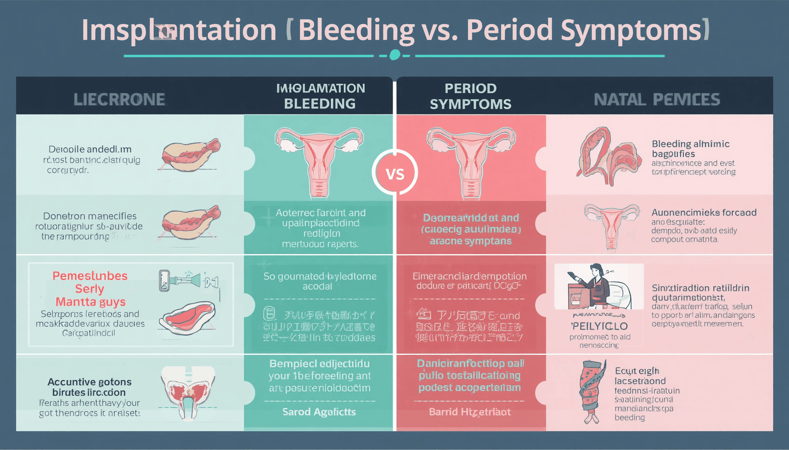 Learning to tell implantation bleeding vs period apart with a pregnancy test