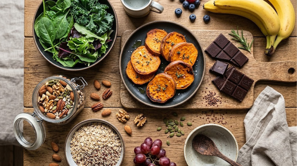 foods that help with low energy before period