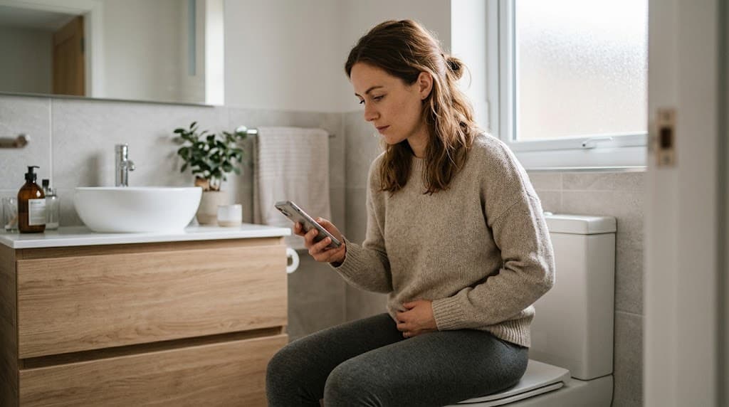 What does implantation bleeding look like? It usually shows up as light pink or brown spotting, not a full flow. It's much lighter than a period, lasts one to three days, and often shows up as a faint smear when you wipe rather than anything that soaks a pad.