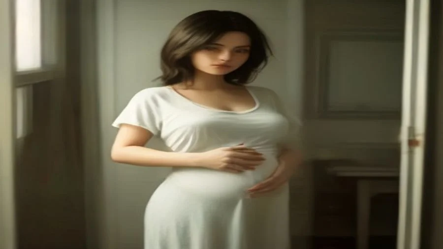 A phantom period checked with a pregnancy test