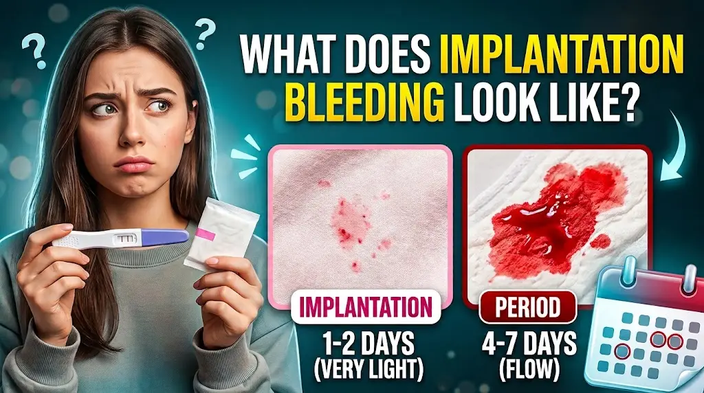 what does implantation bleeding look like